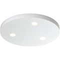 Bopp Close LED-Deckenlampe 3-flammig rund weiß