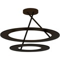 Bopp Stella LED-Deckenlampe 2 Ringe schwarz