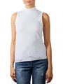Yaya Sleeveless Shirt High Neck white
