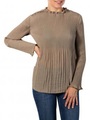 YAYA, Yaya Fully Pleated Top silver sage