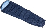 Mumienschlafsack, blau, Füllung 450g/qm Polyester,2-lg