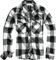 Brandit - Individual Wear, Brandit - Check Shirt Long Sleeve white/black