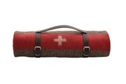 4 elements GmbH, Rindsledergurt für Schweizer Armee Wolldecke (ohne Wolldecke)