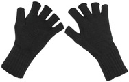 undefined, Strick-Handschuhe, schwarz, ohne Finger