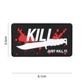 Klettabzeichen Just Kill It - rot