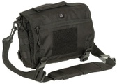 Schulter-Umhängetasche, klein, MOLLE, schwarz