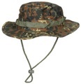 US GI Buschhut, mit Kinnband, GI Boonie, Rip Stop, flecktarn