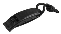 Signalpfeife Tactical Molle 2er-Pack - schwarz