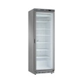 FORS Gefrierschrank, Glastür, Edelstahl, ABS CFS 400 GES
