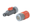 Gardena, Gardena Anschlussset - Für Perl-Regner (Schwarz/Orange)