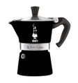 Bialetti Moka Express 3 Tassen Filtersystem schwarz