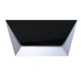 Falmec Design-Dunstabzugshaube Prisma Design, Wandhaube 85 cm, schwarz, Metallfettfilter "Top", Touchcontrol