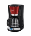 Russell Hobbs 24031-56 Colours Plus+ Classic Cream - Kaffeemaschine (Rot/Schwarz)