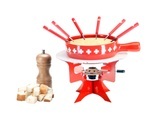 Nouvel Käsefondue-Set - Käsefondue-Set (Rot/Weiss)