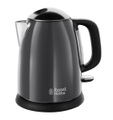 RUSSELL HOBBS, Russell Hobbs 24993-70 Colours Plus+ Mini - Wasserkocher (Dunkelgrau/Schwarz)