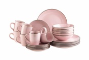 Mäser Kombiservice 24-teilig Geschirr Set Rosa