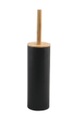 Spirella Toilettenbürste Stahl/Bambushalter ADONIS Schwarz