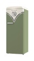 Gorenje OBRB 615 DOL VW-Bulli Kühlschrank Olive rechts