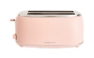 CREATE TOAST RETRO STYLANCE XL Toaster Pastelrosa