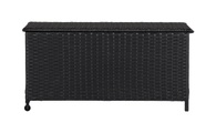 Schou Kissenbox Victor Rädern/PP/Rattan Schwarz