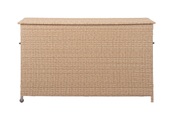 SCHOU, Schou Kissenbox Marius Rädern/PP/Rattan Natur