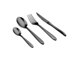 Besteck-set 24 Teile Kaja - Schwarz Unisex Schwarz 24x