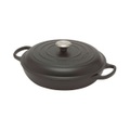 Le Creuset - Schmortopf Signature - 30 cm und Schwarz - Schwarz
