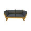 2er Sofa Mit Kissen Anthrazit Eucalyptus Unisex ONE SIZE