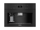 Miele Einbau-Kaffeevollautomat CVA 7440, 60 cm, Obsidianschwarz, Bohnensystem, OneTouch, EasyClick-Milksystem, BrilliantLight