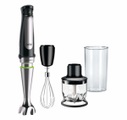 Braun, Braun MQ 7025X - Stabmixer-Set (Chrom/Schwarz)