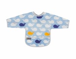 Toy - Lätzchen Kushies CleanBibs - Blau und Weiss