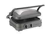 Cuisinart Gr47E Griddler Elite - Kontaktgrill (Grau/Edelstahl)