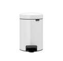 BRABANTIA, BRABANTIA - Treteimer NEWICON - weiss - Metall - 17cm/17cm
