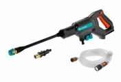 GARDENA AquaClean 24/18V P4A Solo - Akku-Mitteldruckreiniger (Mehrfarbig, 24 bar)