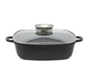 ELO Alucast Servierpfanne mit Deckel 28x28cm