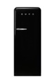 SMEG, SMEG FAB28RBL5 Kühlschrank Schwarz rechts