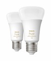 Philips HUE, Philips Hue White Ambiance E27 8W LED-Lampe, 2er