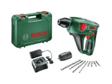 Bosch Home and Garden Uneo SDS-Quick-Akku-Bohrhammer 12 V 2.5 Ah Li-Ion inkl. Akku, inkl. Zubehör, inkl. Koffer