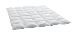 Billerbeck - Karo-Duvet Swiss Dream BSC 90 Medium - 160 x 210 cm - Weiss