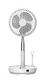 SCHOENENBERGER Morphoso - Tisch- und Standventilator (Weiss/Silber)