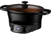 Elektrischer Multikocher 'Good 2 Go'; 8 Funktionen, 6,5 Liter Fassungsvermögen, Aluminiumguss Russell Hobbs Schwarz