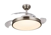 Philips Lighting, Atlas Ventilator nickel 4500lm Fernbedienung