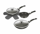 Genius 24563 Bonafit 7-tlg. - Pfannen-Set (Grau/Metallic)