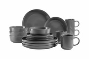 Mäser 931960 16-teiliges Geschirr Set Grau