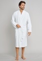 Schiesser, Bademantel Waffelpiqué/Frottee weiß - selected! premium 50