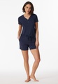 Hose kurz Modal blau - Mix+Relax 46