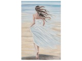 Junge Frau am Strand