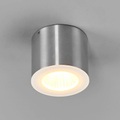 LED-Deckenspot Oso IP44 in mattem Aluminium