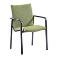 Outdoor Polstersessel Best Positano, witterungsbeständig, B 570 x T 630 x H 860 mm, Aluminium-Gestell, Fast-Dry-Foam, grün