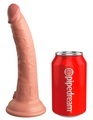 7? Vibrating + Dual Density Silicone Cock with Remote